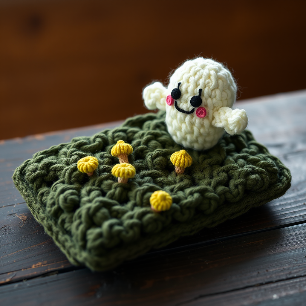 The Spectral Garden Guardian: A Ghost Appliqué Free Pattern