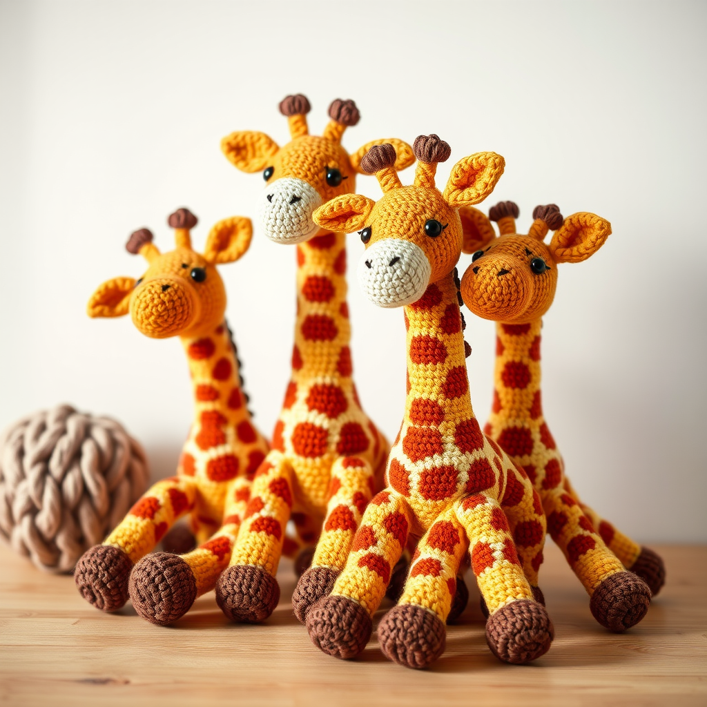 Adorable Crochet Giraffe Amigurumi Pattern