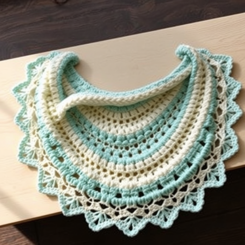 Cascading Tide Shell Stitch Shawl Free Pattern – A Crocheted Ocean Breeze Wrap