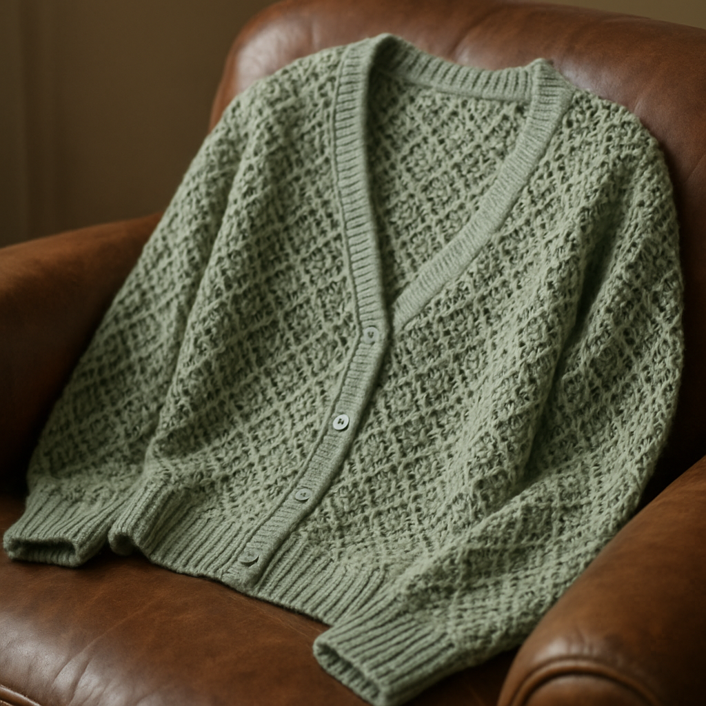 Vintage Lace Mesh Cardigan - Free Pattern