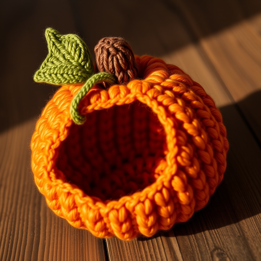 Enchanted Harvest Guardian Pumpkin Free Pattern – A Crocheted Forest Spirit