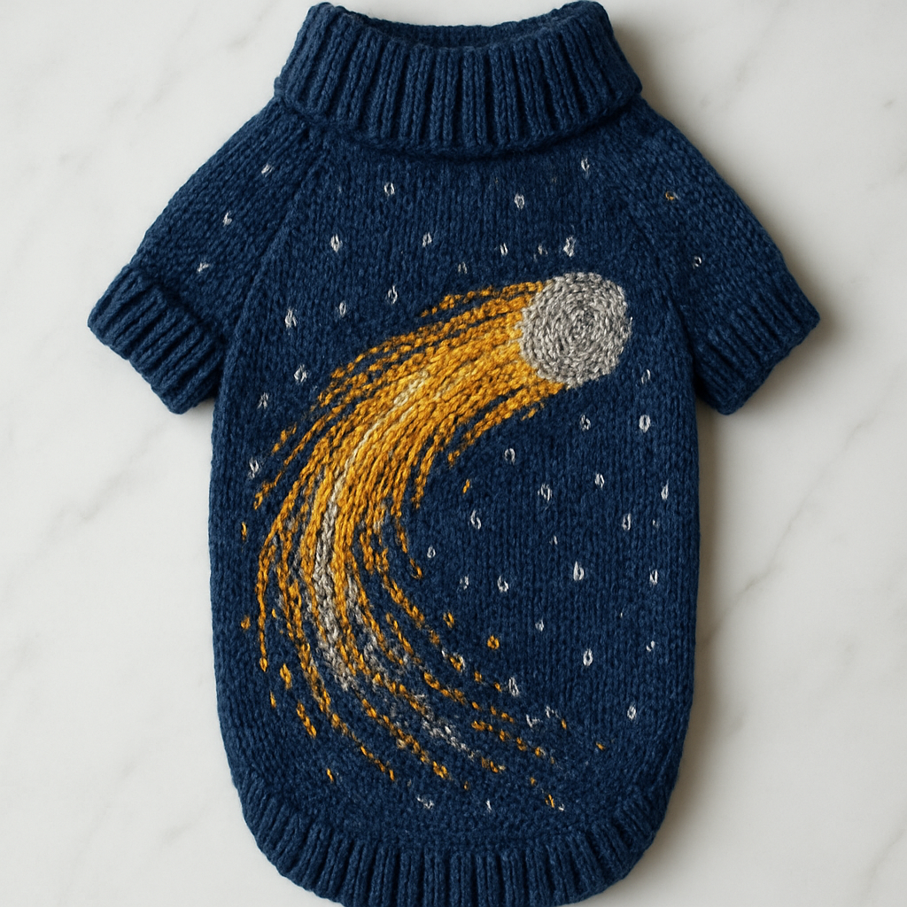 Galactic Comet Pet Sweater Free Pattern