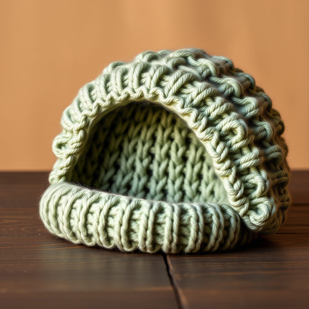 Meadow Breeze Slouch Beanie Free Pattern – Knit a Cozy Textured Hat