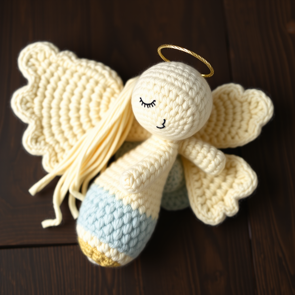 Celestial Guardian Angel Amigurumi Free Pattern