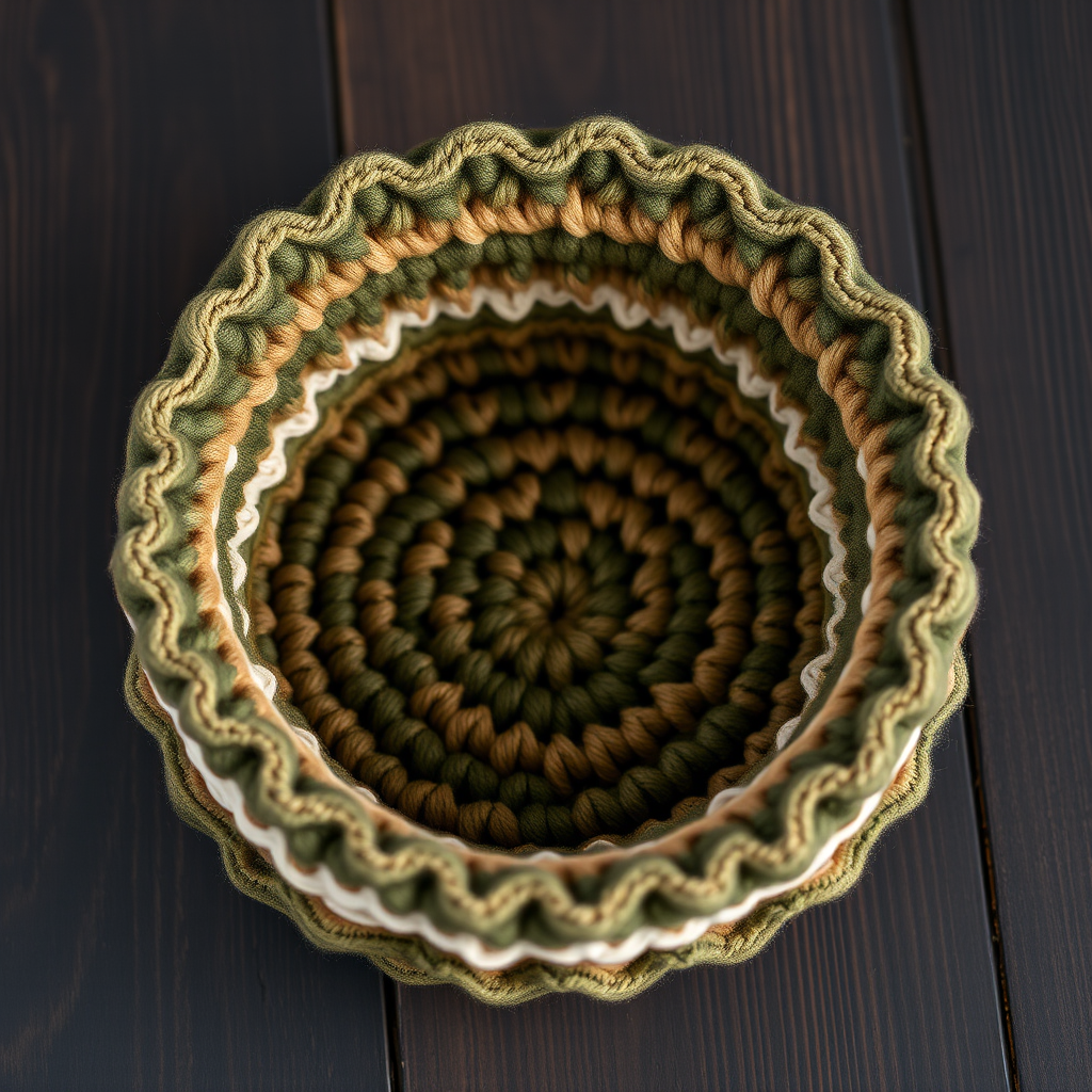 Lichen & Loam Textured Basket Free Pattern – Crochet a Forest Floor Storage Haven