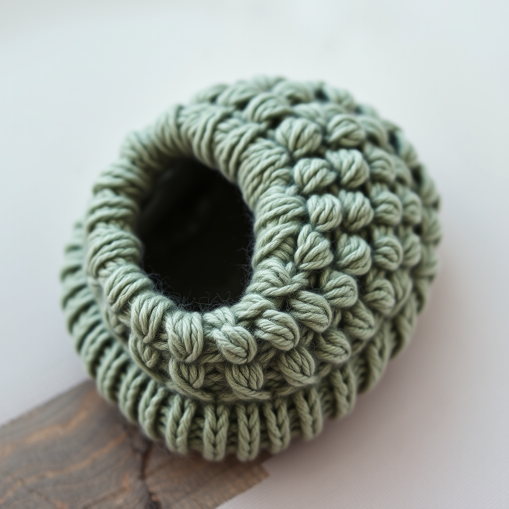 Whispering Willow Newborn Beanie Free Knitting Pattern – Textured Leaf Stitch