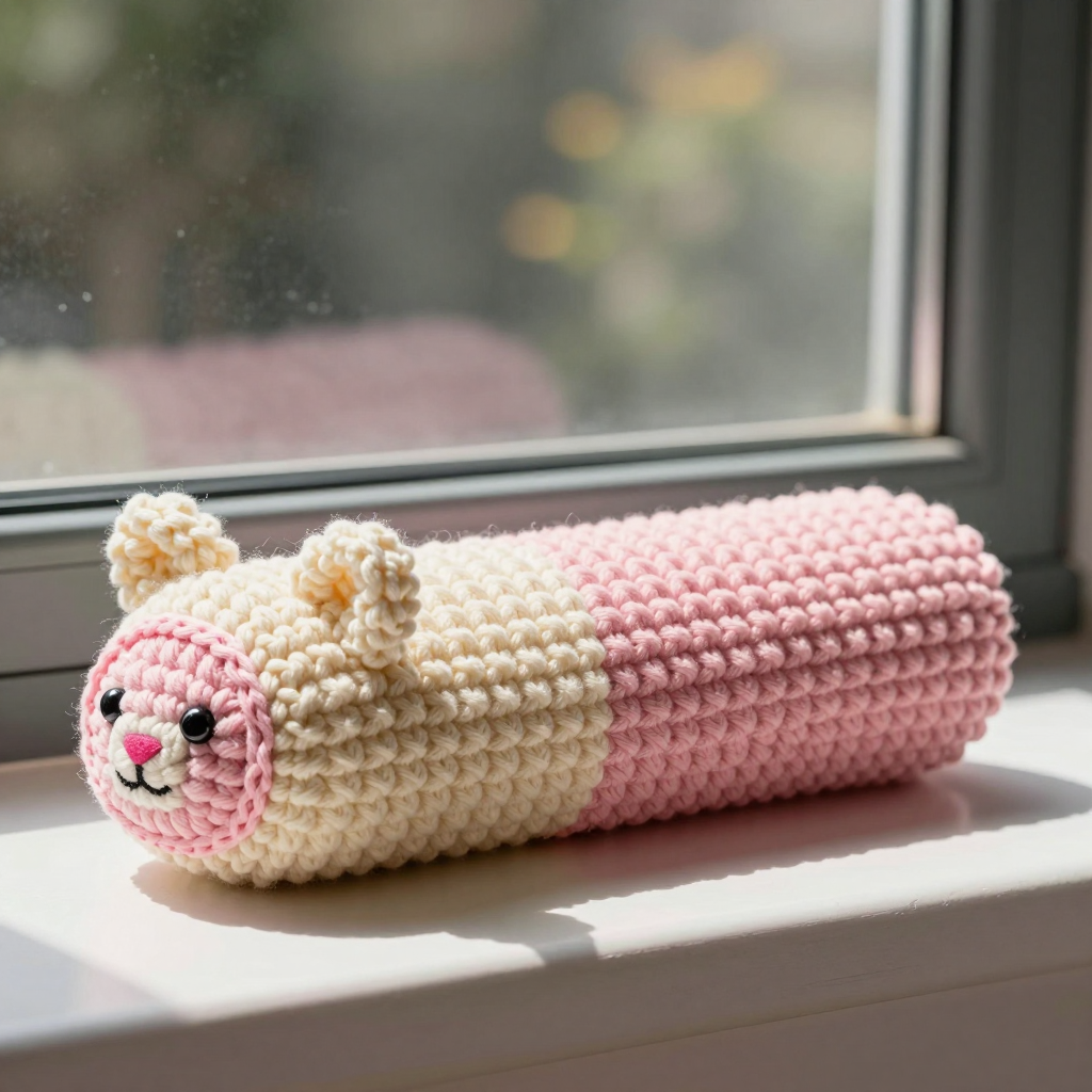 Coconut Cream Red Panda Pill Crochet Free Pattern