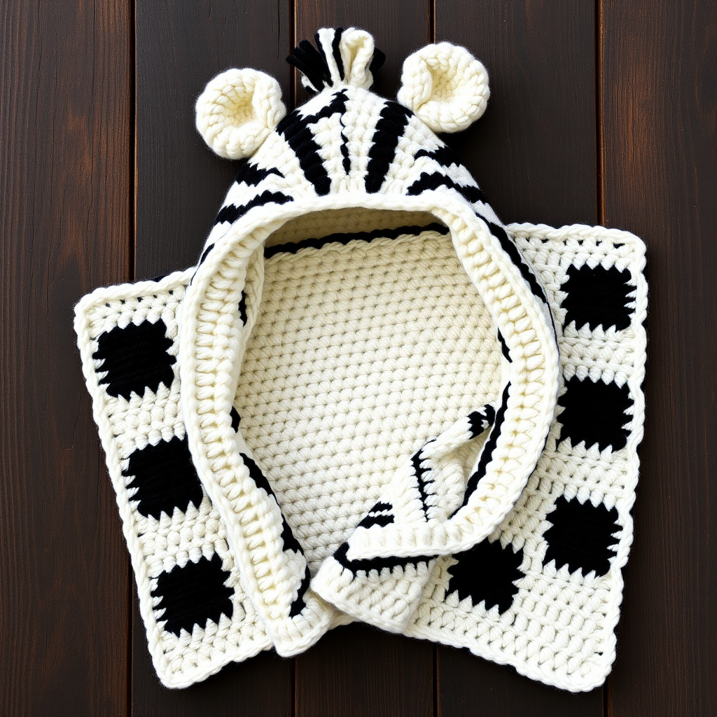 The Savannah Snuggle Zebra Blanket Free Pattern – A Crocheted Safari Cuddle