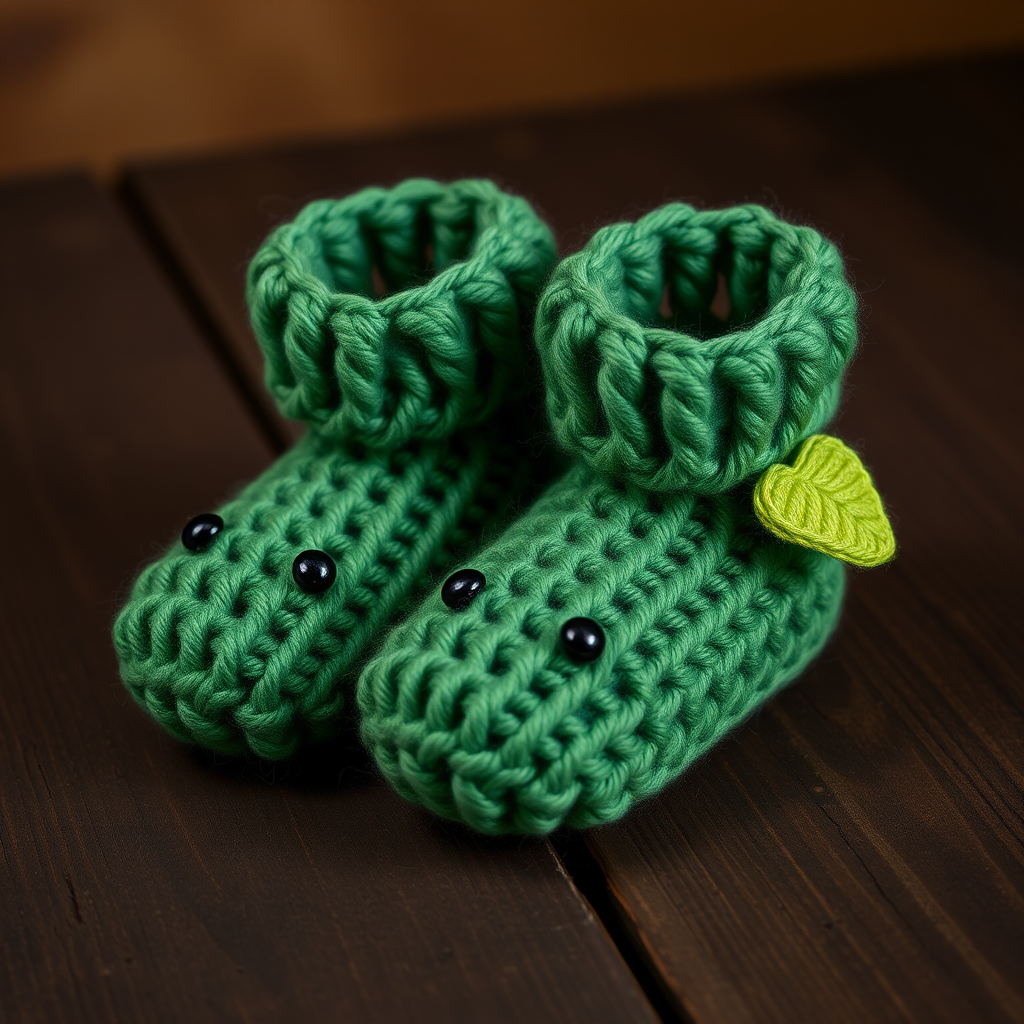 The Lily Pad Leap Frog Booties: A Free Knitting Pattern for Textured, Heirloom-Quality Baby Shoes