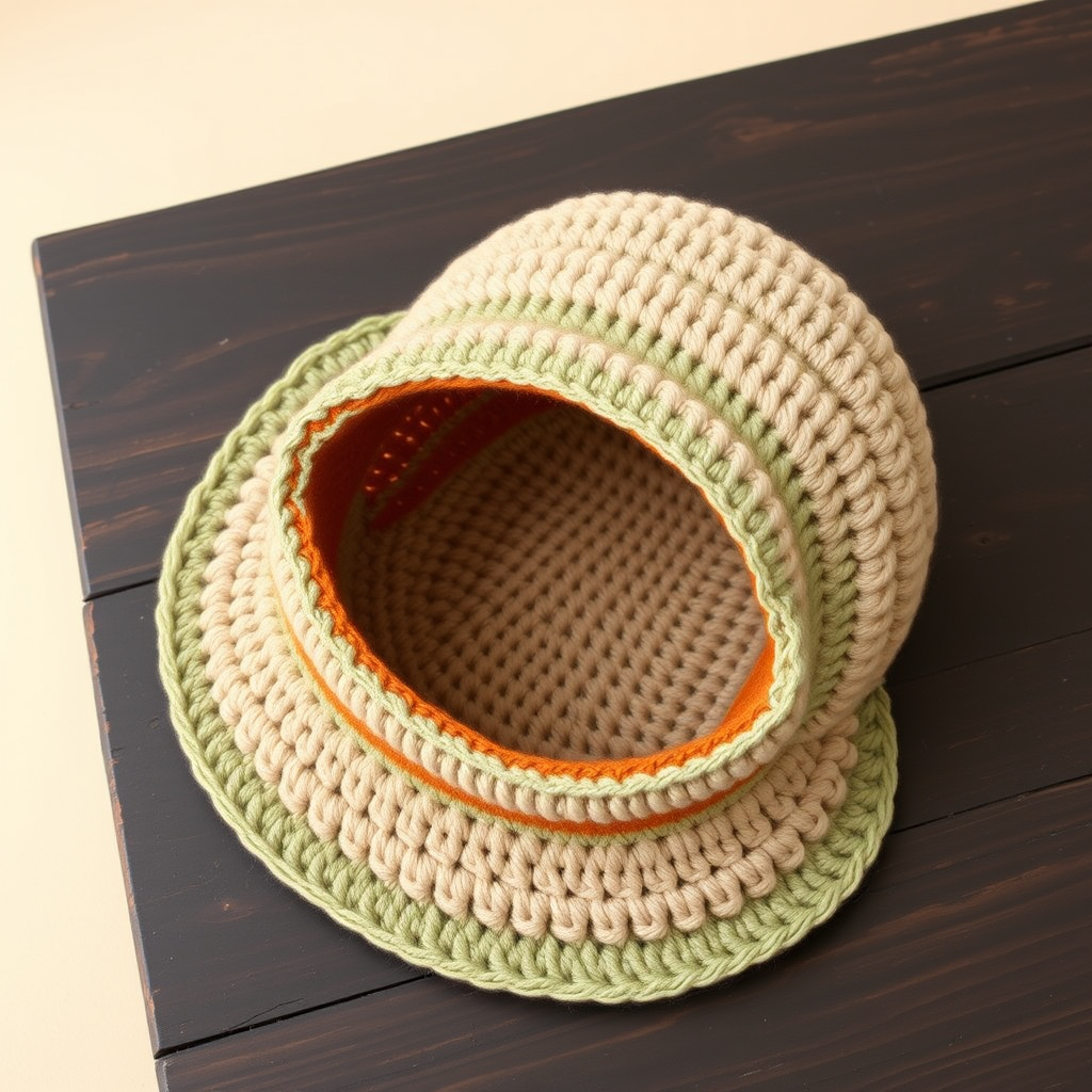 The Sunlit Dune Visor Hat Free Pattern – A Crocheted Ode to Desert Mornings