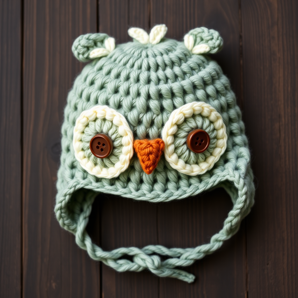Enchanted Forest Owl Baby Hat Free Pattern – Crochet a Whimsical Woodland Friend