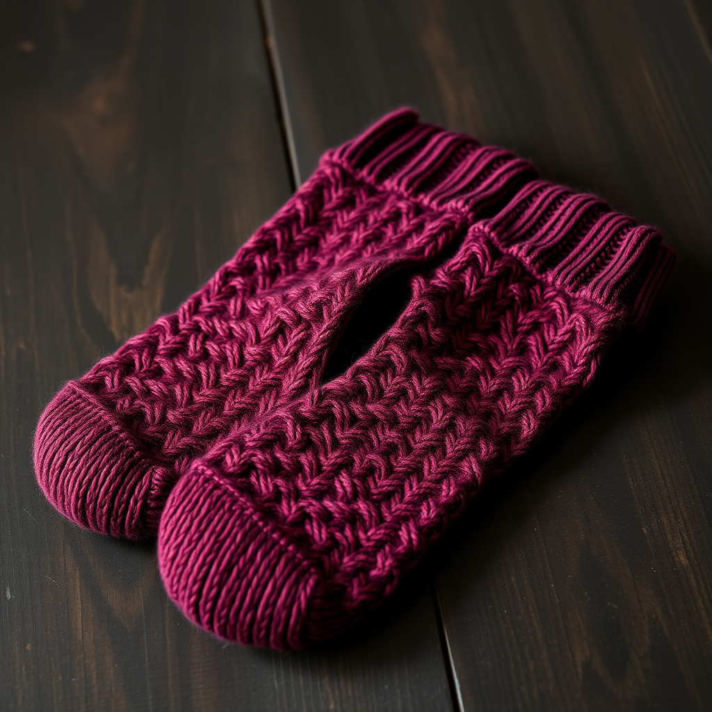 Herringbone Haven Socks Free Pattern – Cozy Textured Knit