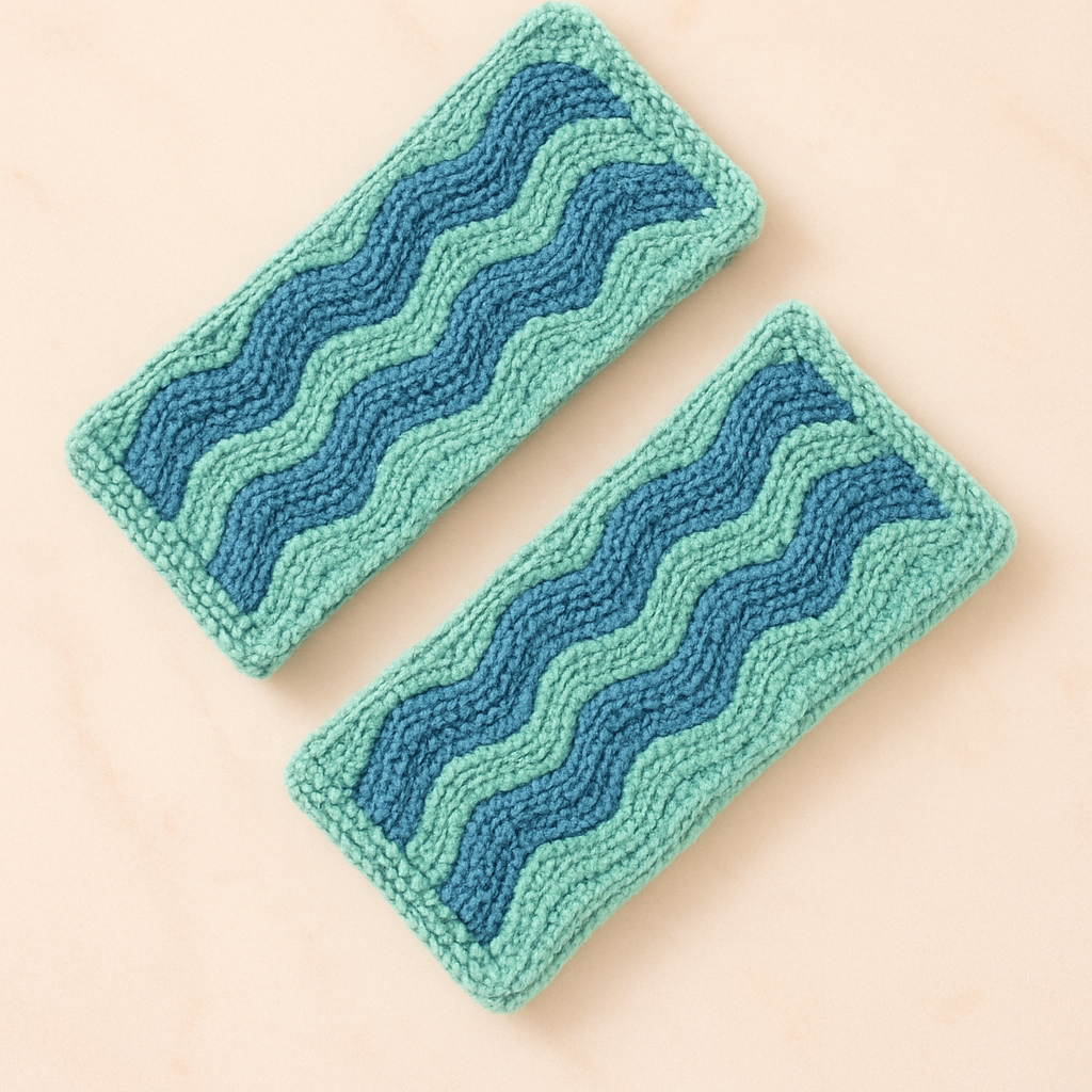 Serenity Waves Sofa Armrest Covers Free Pattern
