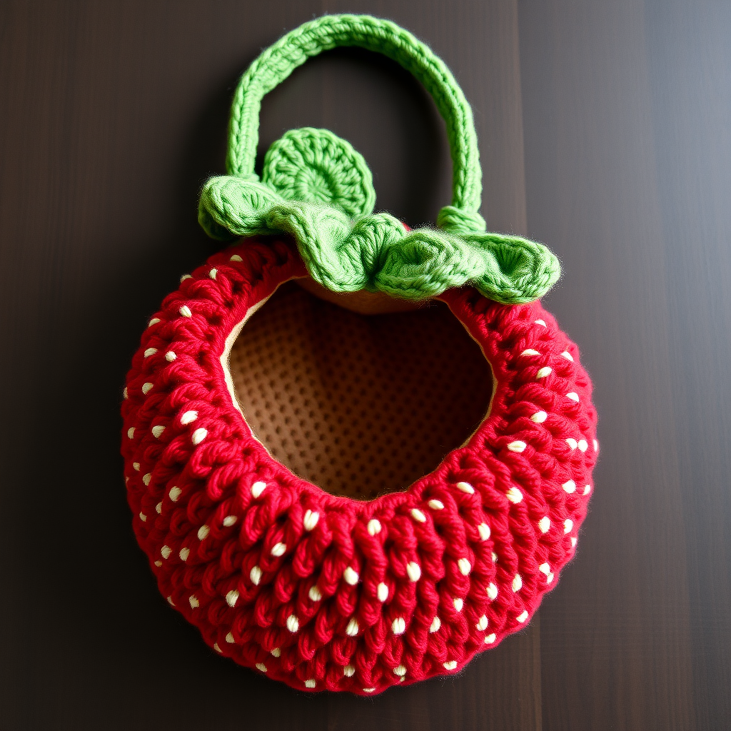 The Berry Blush Market Bag Free Pattern – A Crocheted Ode to Strawberry Season