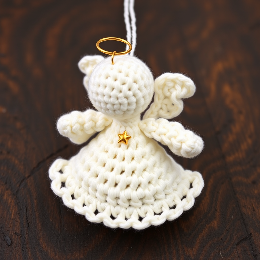 Celestial Guardian Angel Ornament Free Pattern