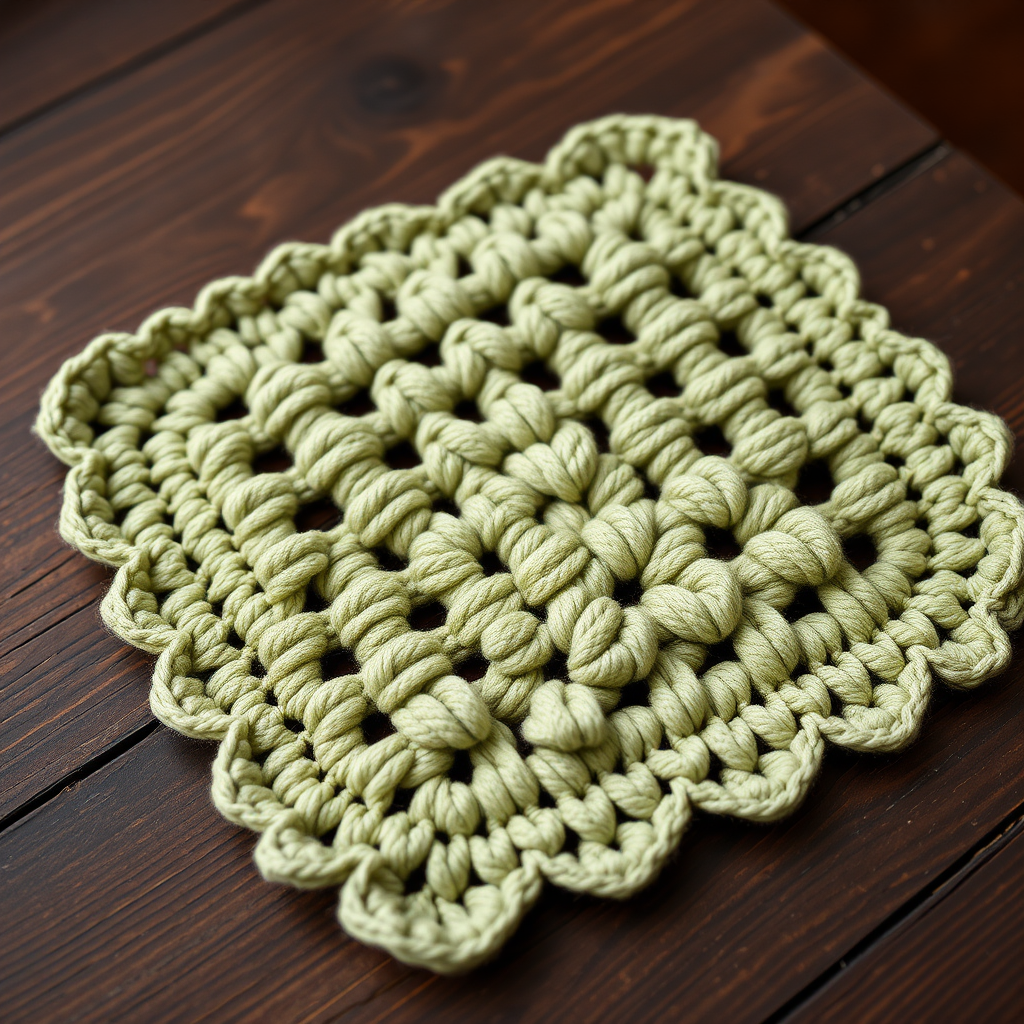 Garden Trellis Afghan Square Free Pattern