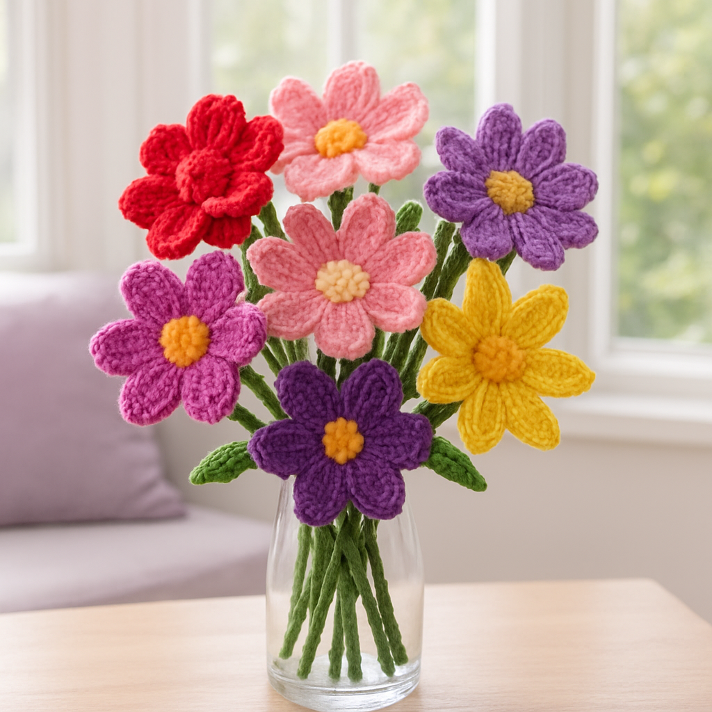 Enchanted Floral Bouquet Amigurumi Free Pattern