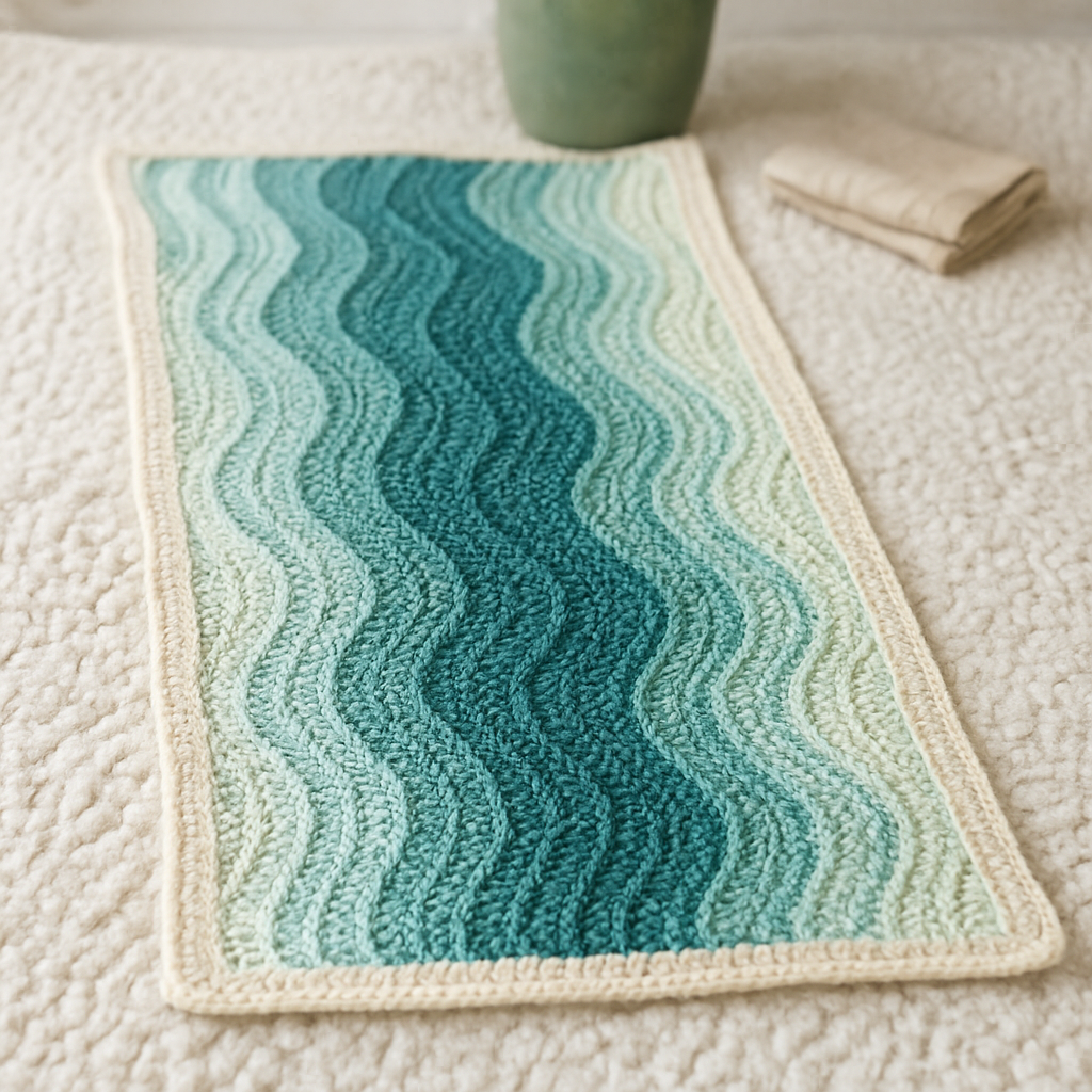 Mystic River Flow Table Runner Free Pattern