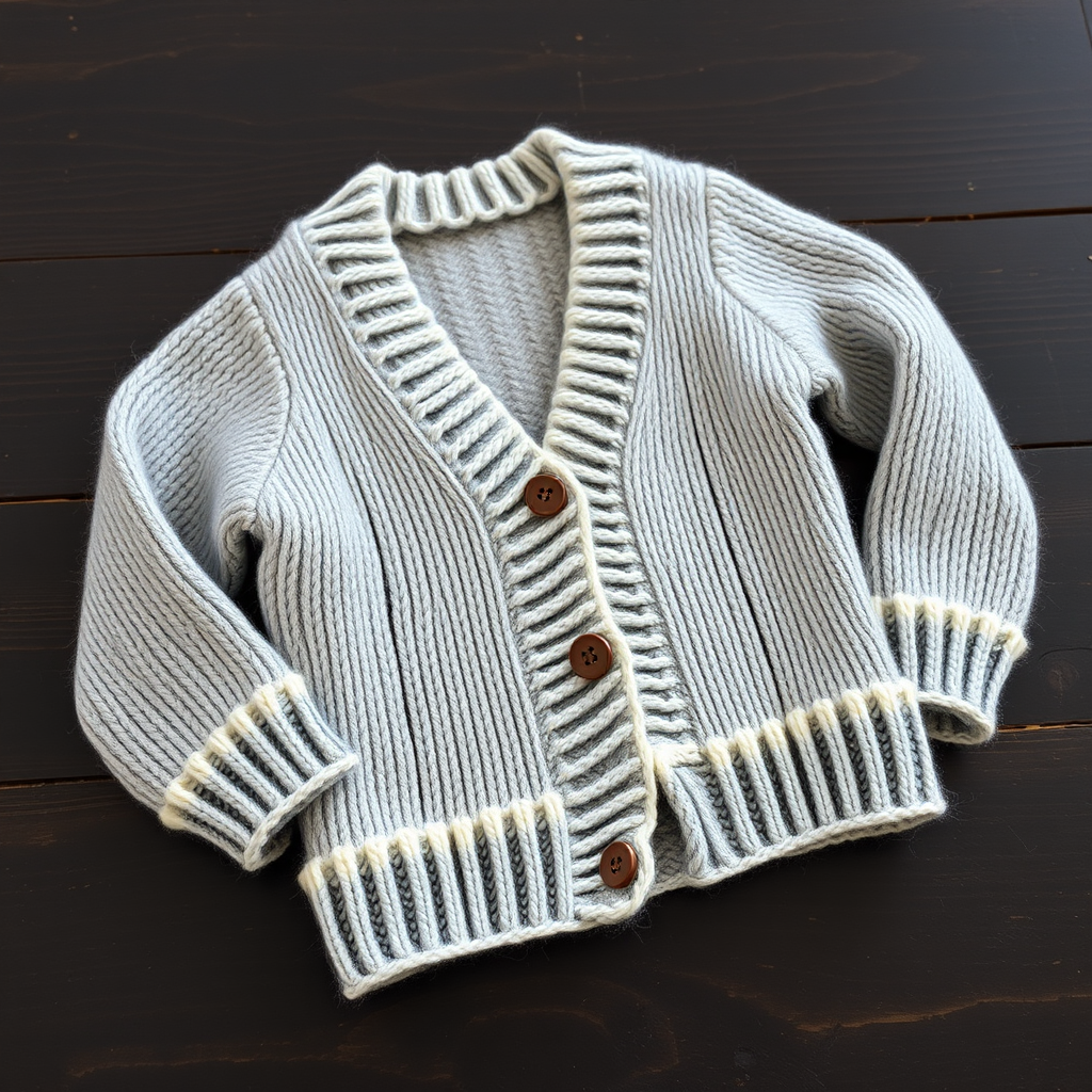 Willowmere V-Neck Cardigan Free Pattern – Knit a Cozy Child's Sweater