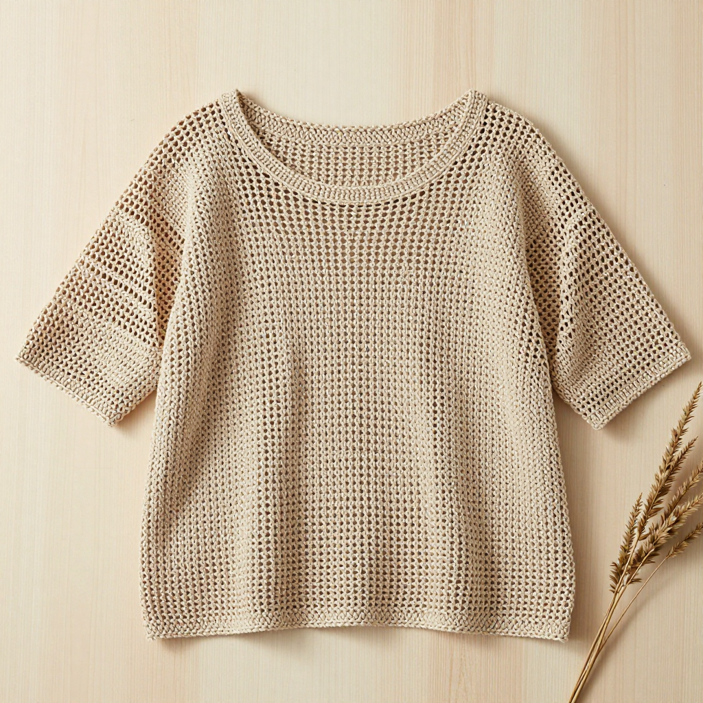 Coastal Drift Crochet Summer Top Free Pattern