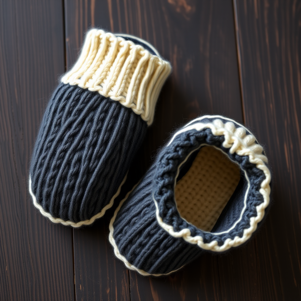 Midnight Stroll Chunky Knit Slippers Free Pattern