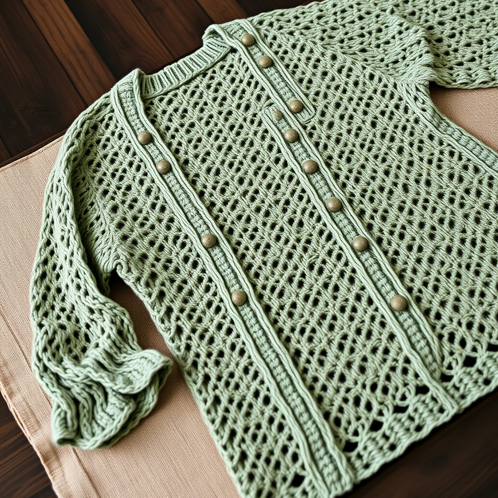 Meadow Breeze Oversized Cardigan Free Pattern – Knit a Breezy Summer Layer