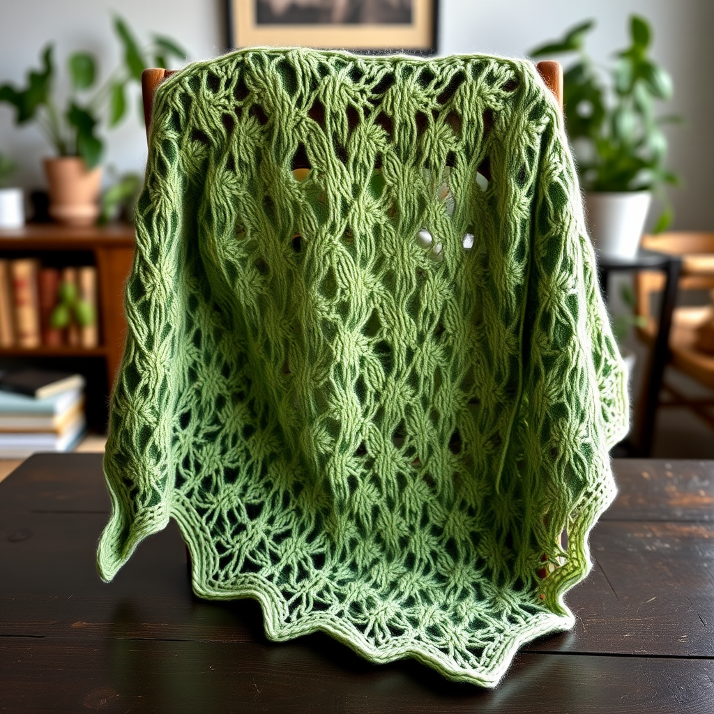 Wandering Vine Lace Shawl Free Pattern – A Knitted Botanical Trail Wrap