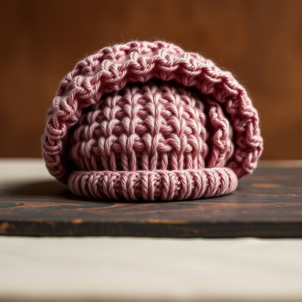 Meadow Dusk Slouchy Beret Free Pattern – Knit a Cloud-Soft Textured Crown