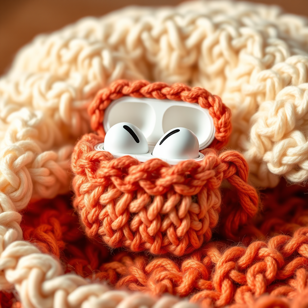 Chunky Crochet AirPods Case Pattern