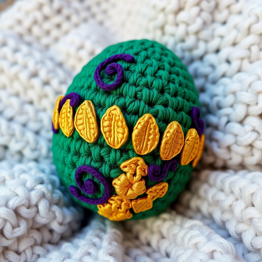 The Mythical Dragon Egg Amigurumi Free Pattern