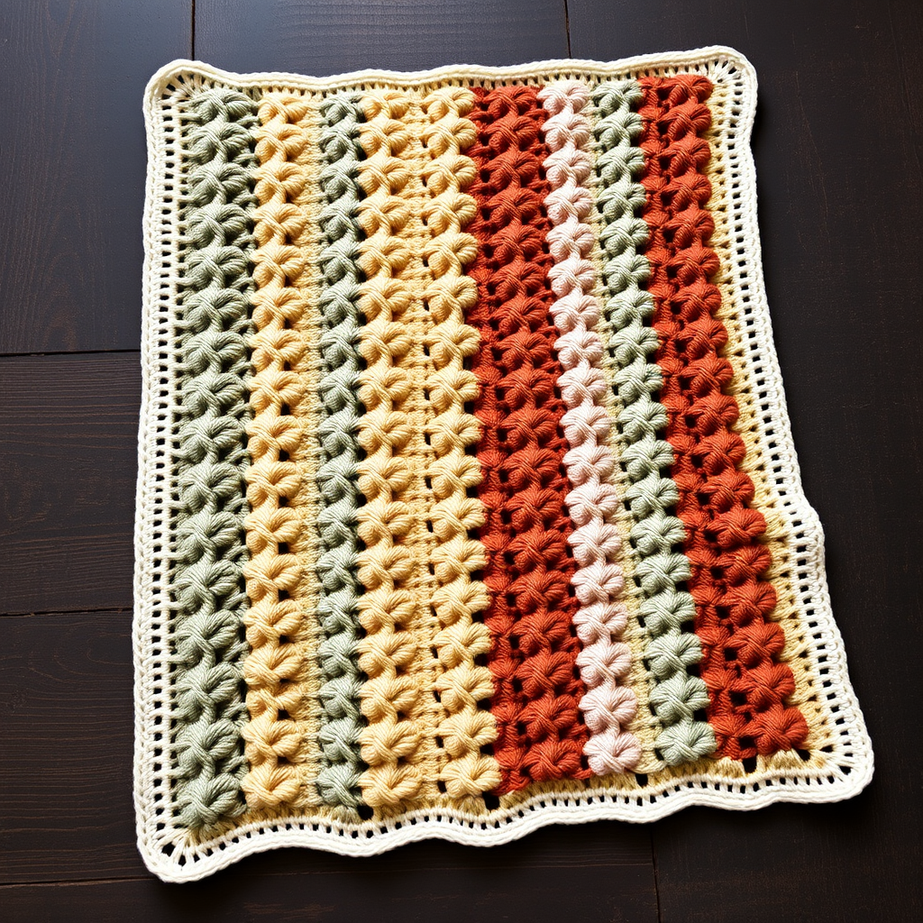 Whispering Prairie Mile-a-Minute Afghan Free Pattern