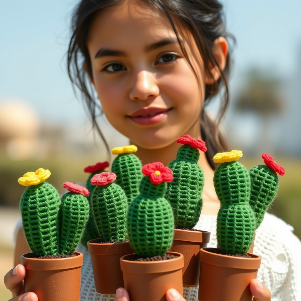 Crochet Cactus Garden Free Pattern