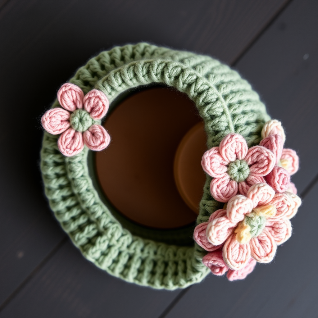 Primrose Petal Beanie Free Pattern – Crocheted Flower Crown Hat with Textured Blooms