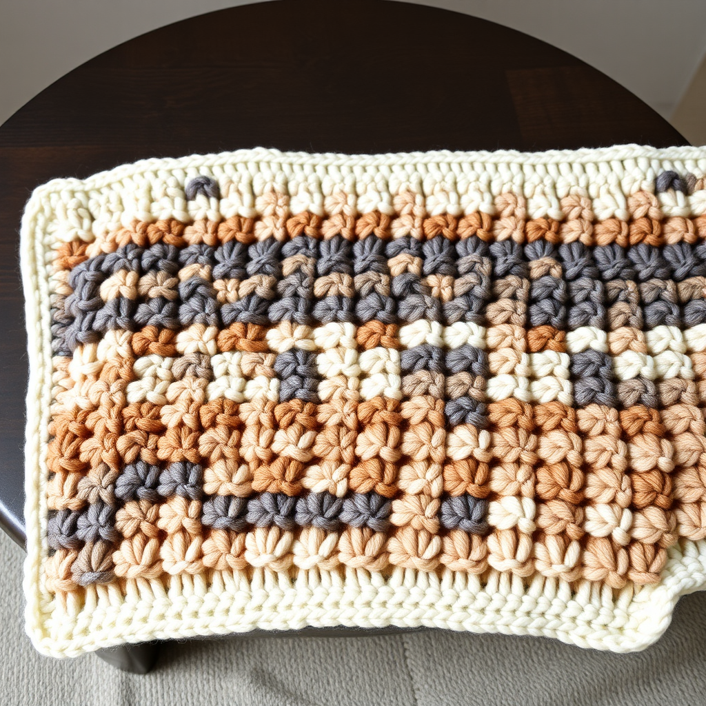 Cobblestone Comfort Throw Free Pattern – A Knitted Textured Heirloom