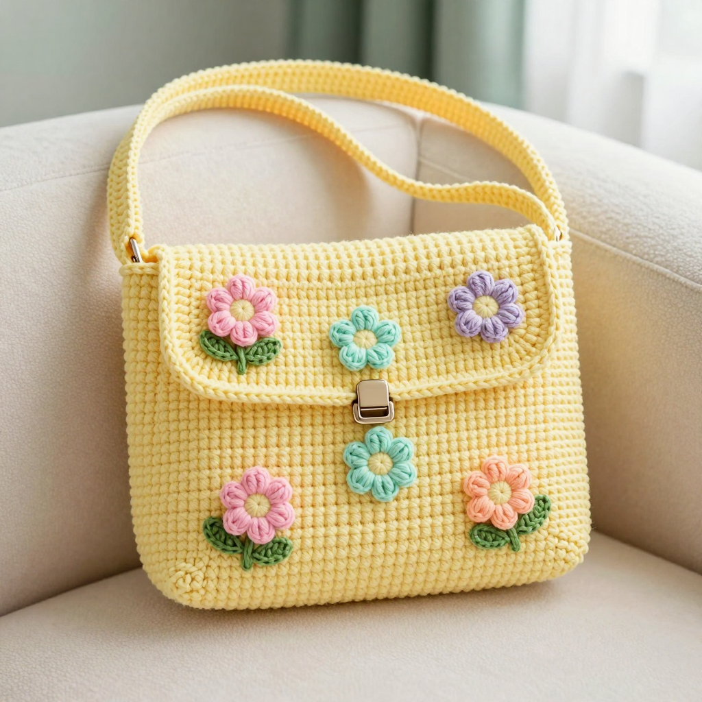 Victorian Romance Crochet Crossbody Bag Free Pattern