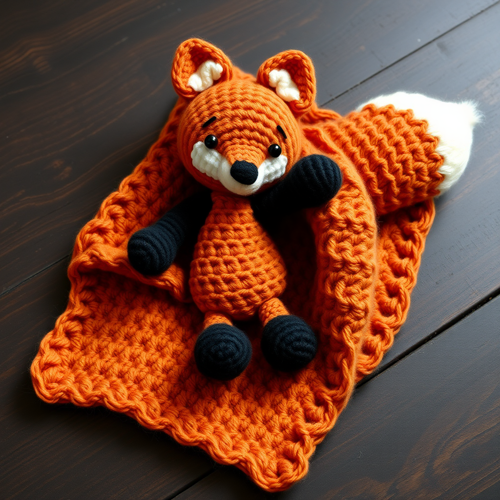 Whimsical Woodland Fox Lovey Free Pattern