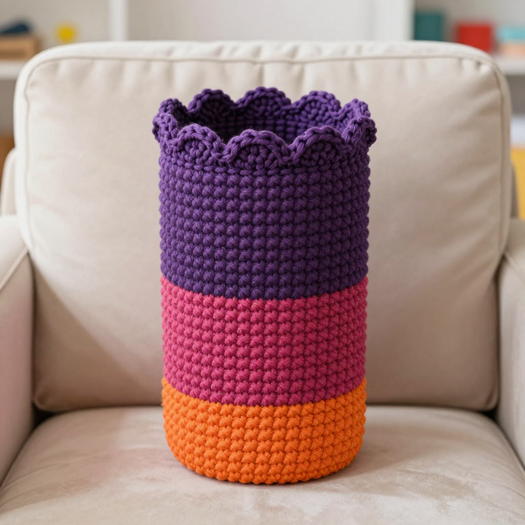 Sunset Gradient Egg Cozy: Free Crochet Pattern