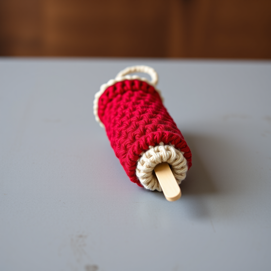 Frosted Berry Popsicle Cozies Free Pattern – Chunky Crochet Drink Sleeves