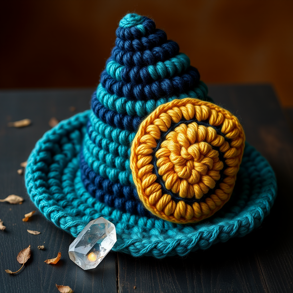 The Enchanted Spire Top Hat: A Free Crochet Pattern for a Mysterious, Textured Hat