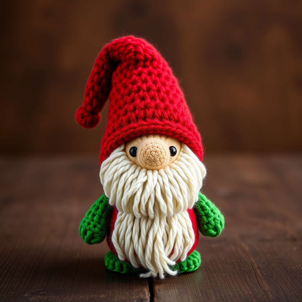 Franklin the Festive Gnome Free Pattern