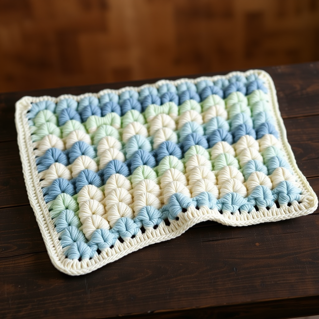 Free Pattern: Biscuit Cascade Baby Blanket