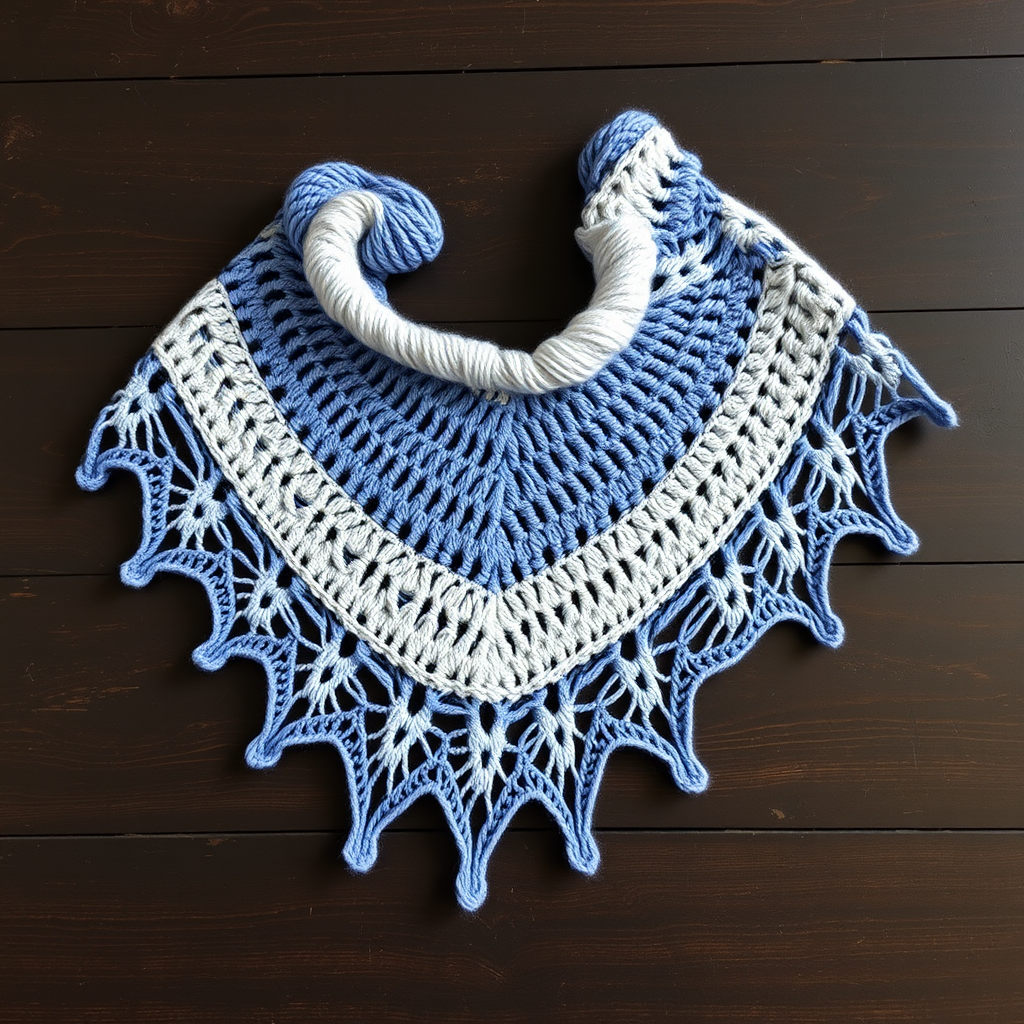 Celestial Drift Crochet Shawl Free Pattern