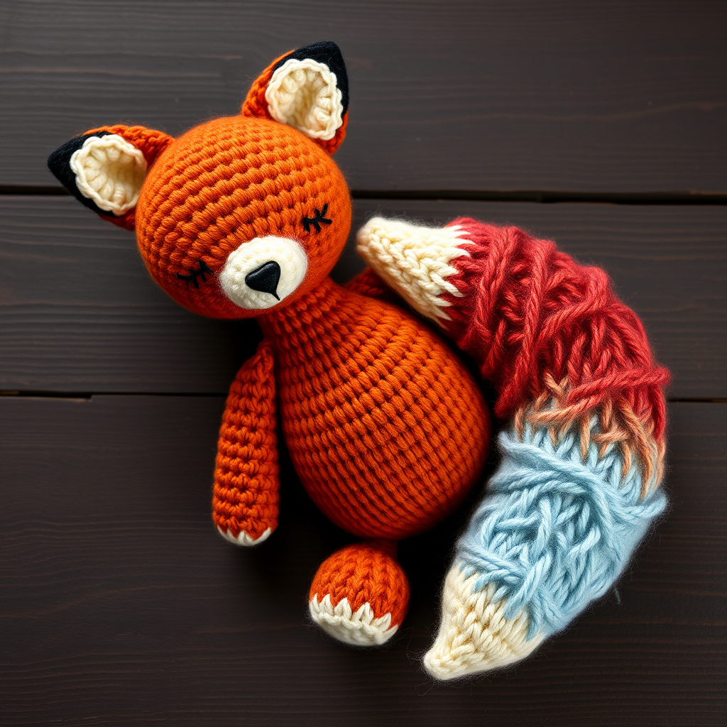 Frostfire Fox Amigurumi Free Pattern – A Cozy Knitted Forest Spirit
