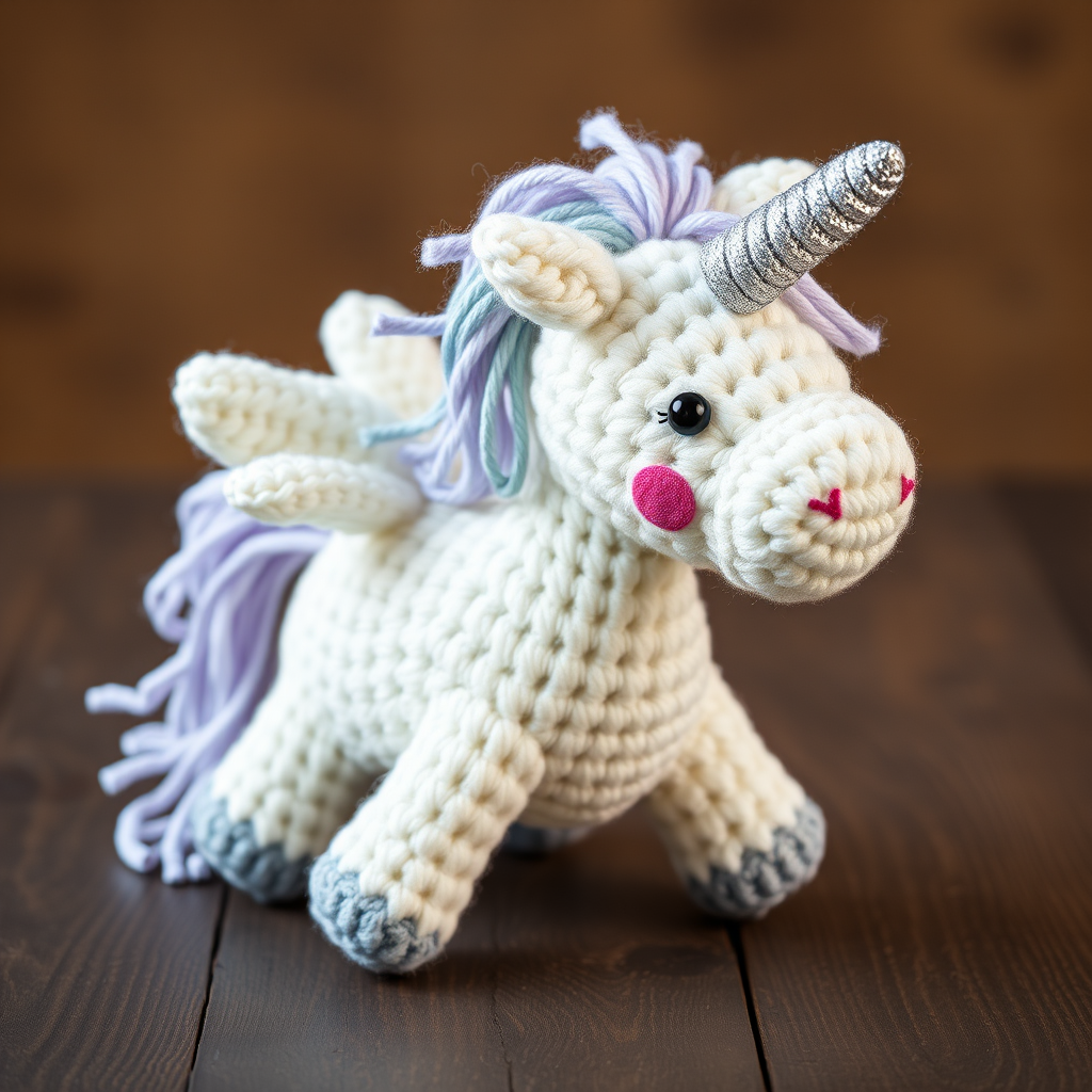 The Celestial Snowicorn Amigurumi: A Free Crochet Pattern for a Dreamy, Star-Dusted Unicorn