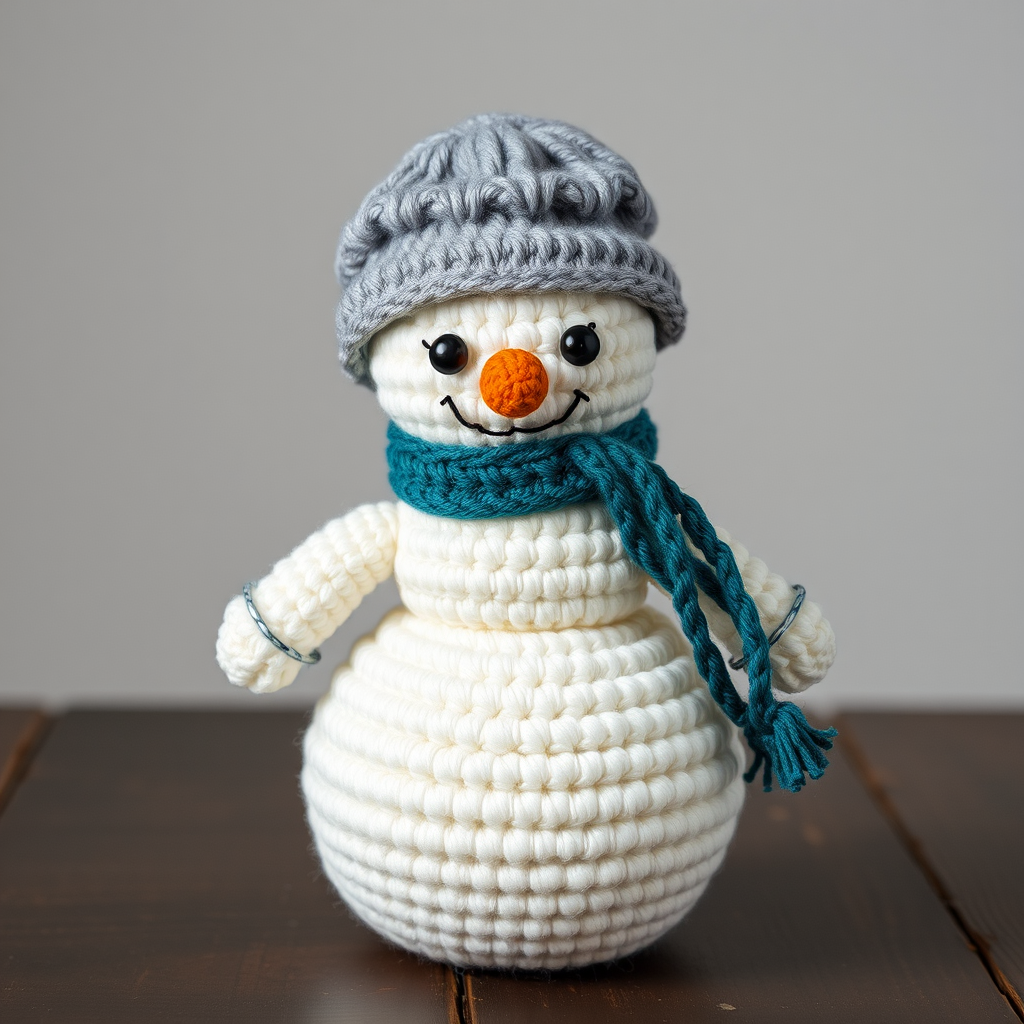 Snowdrift Snuggle Snowman Free Crochet Pattern – Cozy Winter Amigurumi