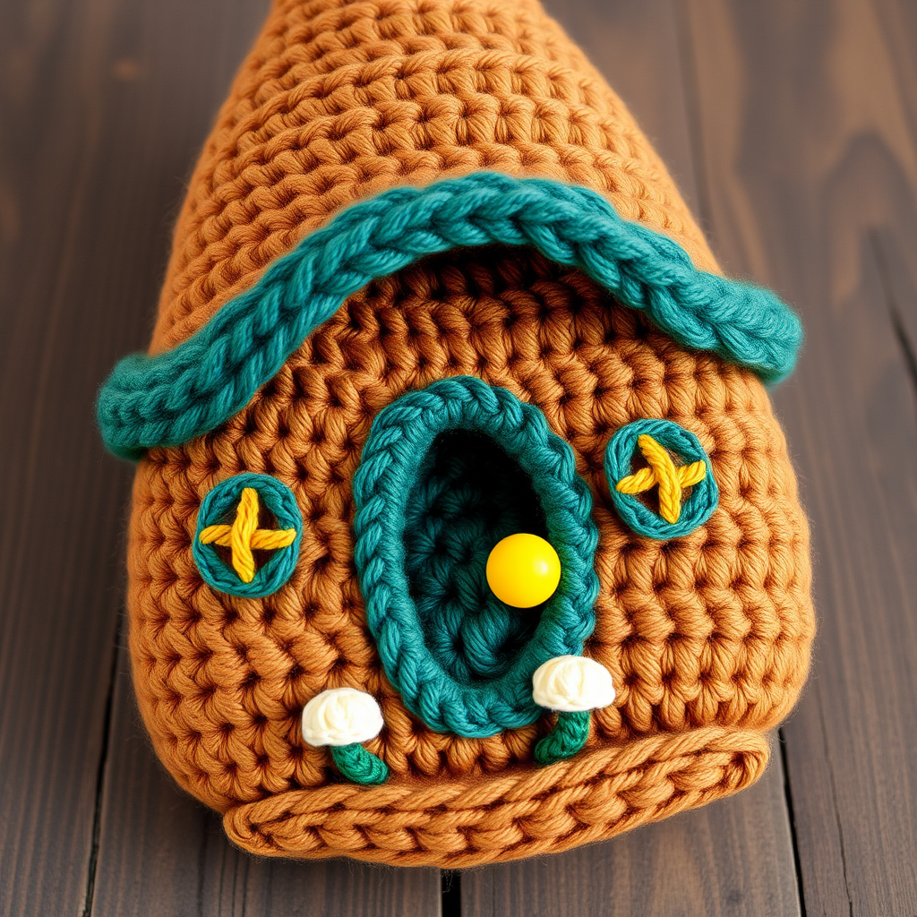 Whimsical Woodland Gnome Home Free Crochet Pattern