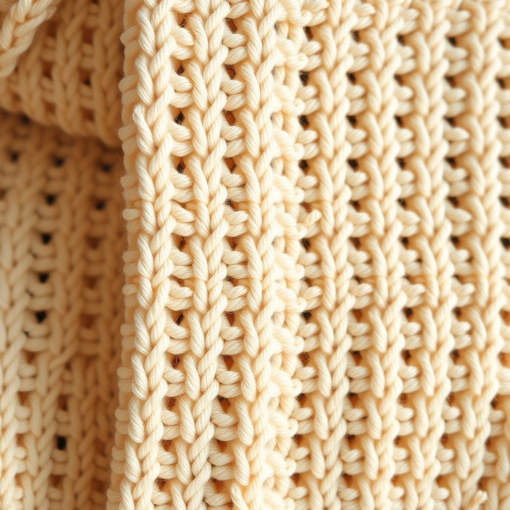 Cozy Crochet Ribbed Blanket