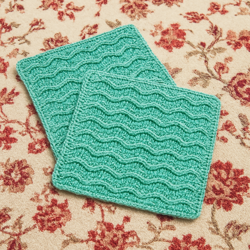 Eco-Wave Reusable Cleaning Cloths Free Pattern