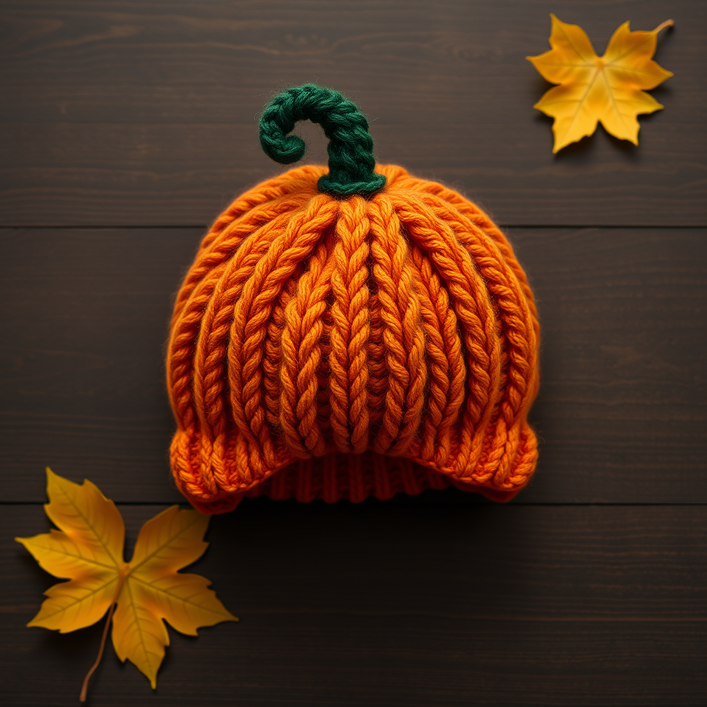 Hearthside Guardian Pumpkin Hat Free Pattern – Knit a Cozy Autumn Heirloom