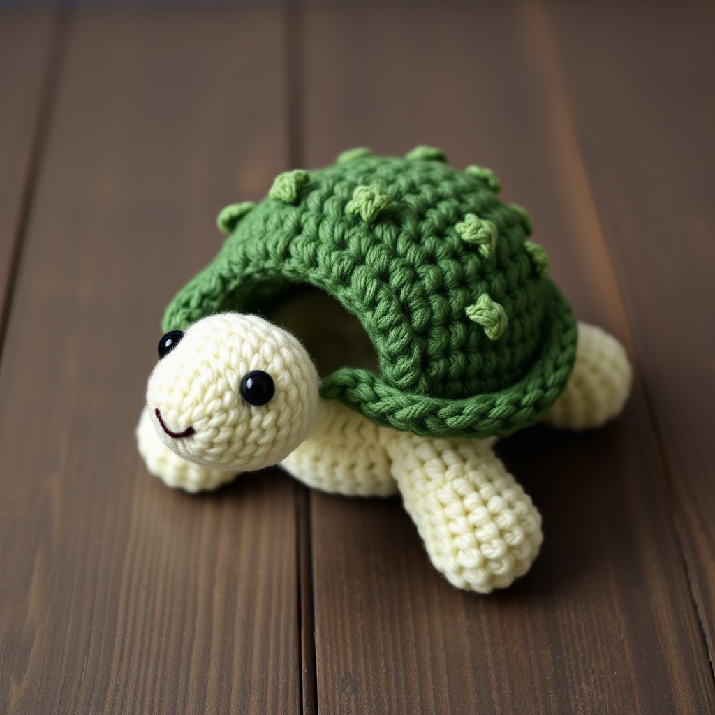 Mossy Meadow Turtle Amigurumi Free Pattern – Crocheted Earth Day Keepsake